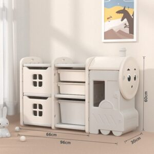 Cabinet 1 Train Shaped Storage For Kids JuniorHaul
