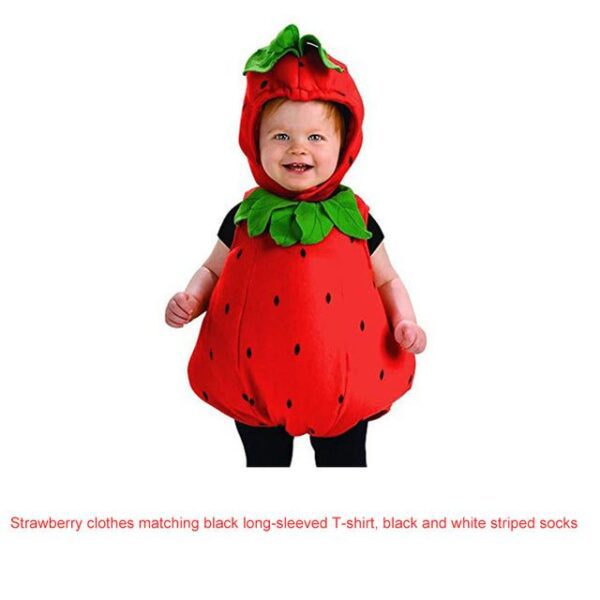 Strawberry / 12-24M Halloween 3PCS Carnival Cosplay Outfits JuniorHaul