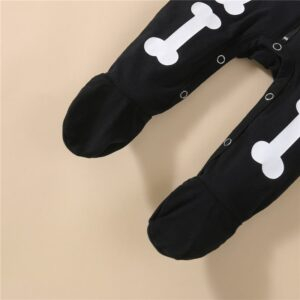 Halloween Skeleton Printing Jumpsuit JuniorHaul