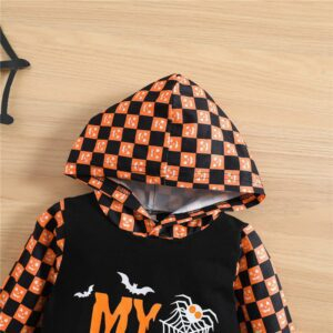 Halloween Skeleton Grid Printing Jumpsuit JuniorHaul