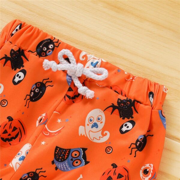 Halloween Hoodies Pumpkin Printed Long Sleeve with Pants JuniorHaul