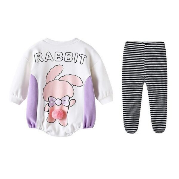 Bunny Romper + pants / 18-24M Cartoon Tail Baby Onesie JuniorHaul