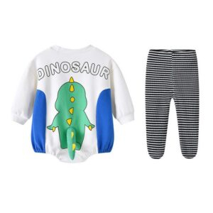 Dragon Romper + pants / 12-18M Cartoon Tail Baby Onesie JuniorHaul
