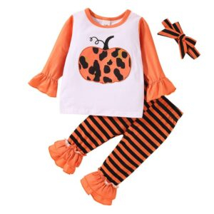 Halloween 3pcs Top Pant Headwear Outfit JuniorHaul