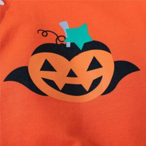 Halloween Hoodie Pumpkin Printing Jumpsuits JuniorHaul