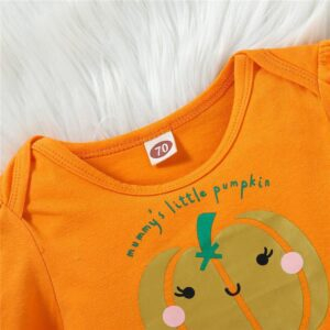 Halloween Pumpkin Baby Girls Dress One-Piece JuniorHaul