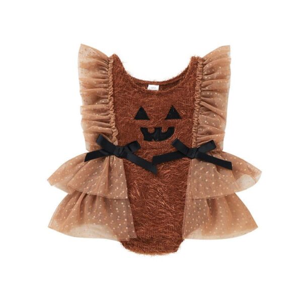 Halloween Lovely Net Yarn Baby Girl Jumpsuit JuniorHaul
