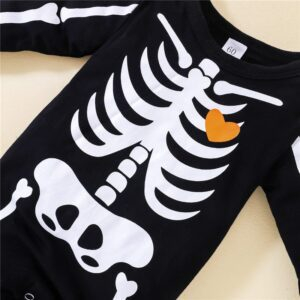 Halloween Lovely Skull Printing Outfit JuniorHaul