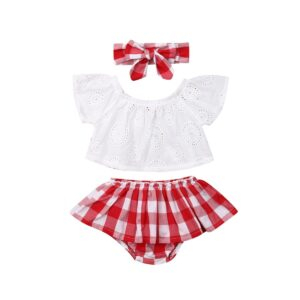 3Pcs Newborn Baby Girl Outfit JuniorHaul