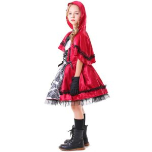Little Red Riding Hood Children Halloween Cosplay Costume JuniorHaul