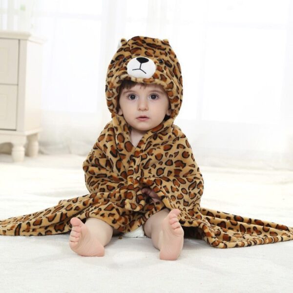 Leopard Baby Bathrobes JuniorHaul