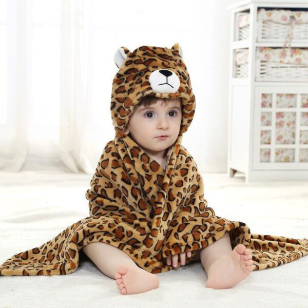 Leopard Baby Bathrobes JuniorHaul