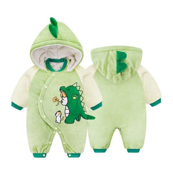 Dragon / 18M Cartoon Baby Winter Jumpsuits JuniorHaul
