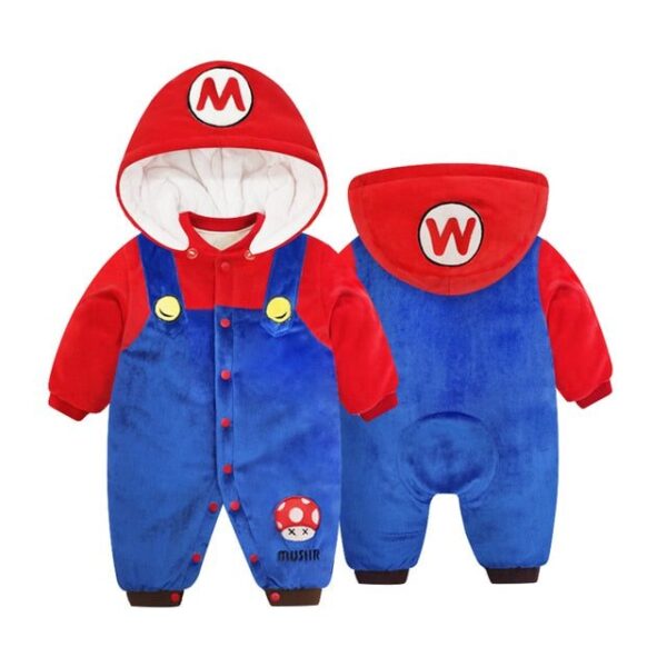 Mario / 24M Cartoon Baby Winter Jumpsuits JuniorHaul