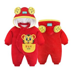 Cat / 24M Cartoon Baby Winter Jumpsuits JuniorHaul