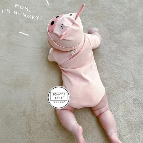 Baby Pig Onesie With Hat JuniorHaul