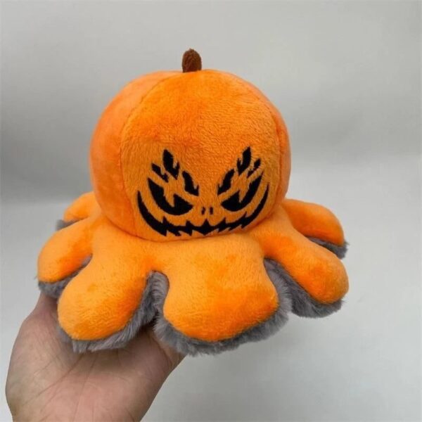 20x20x10cm Halloween Pumpkin Spider Flip Plush Toy JuniorHaul