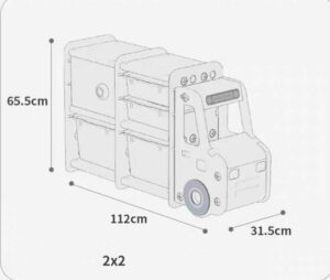 Car Shaped Storage For Kids JuniorHaul