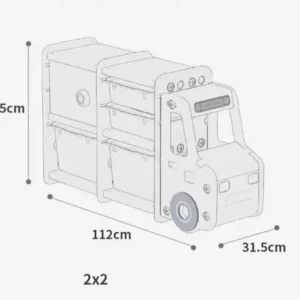 Car Shaped Storage For Kids JuniorHaul
