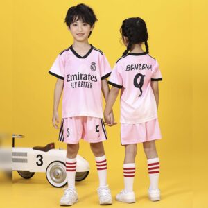 Pink 9 / 14cm Benzema Kids Summer Suit JuniorHaul