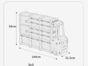 Car Shaped Storage For Kids JuniorHaul