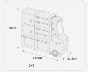 Car Shaped Storage For Kids JuniorHaul