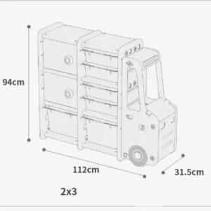 Car Shaped Storage For Kids JuniorHaul