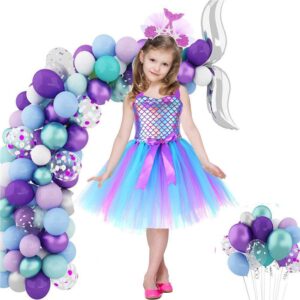 Buy Kids Girls Mermaid Ball Gown Dress I Mermaid Costume