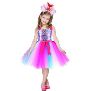 Mermaid Kids Ball Gown Dress JuniorHaul