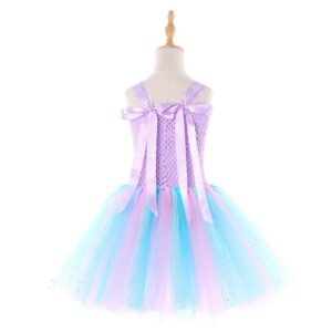 Mesh Sequins Mermaid Ball Gown With Hair Band Dress JuniorHaul