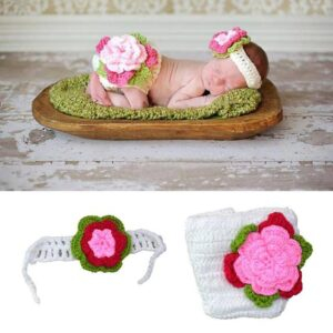 flower 1 933 / 0-3 months Newborn Photography Clothes JuniorHaul
