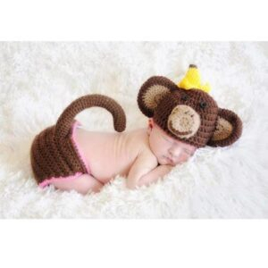 monkey 2 203322871 / 0-3 months Newborn Photography Clothes JuniorHaul