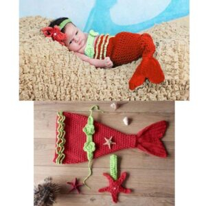mermaid 4 200006156 / 0-3 months Newborn Photography Clothes JuniorHaul