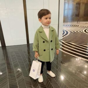 green / 24M Baby Trench Overcoat JuniorHaul