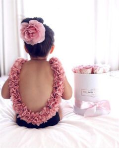 Baby Girl Floral Swimsuit JuniorHaul