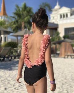 Baby Girl Floral Swimsuit JuniorHaul