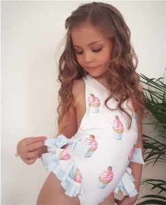 Baby Girl Floral Swimsuit JuniorHaul