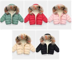 Buy Kid's Fur Hooded Jacket I Warmth & Style