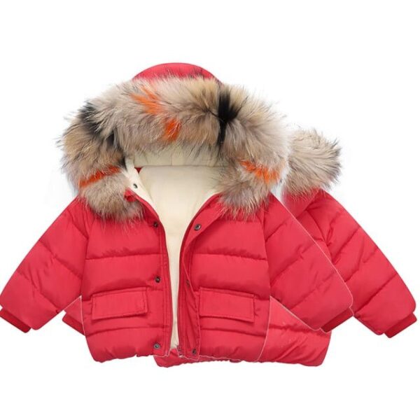 Red / 3T Fur-Face Children Jacket JuniorHaul