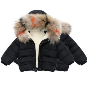 Black / 2T Fur-Face Children Jacket JuniorHaul