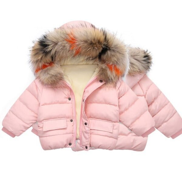 Pink / 9-12M Fur-Face Children Jacket JuniorHaul