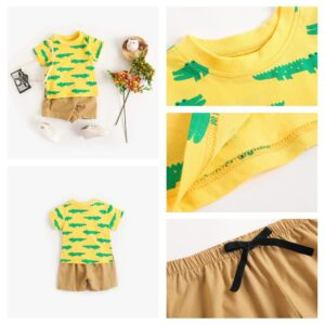 Cartoon Boys Summer Clothing Set JuniorHaul