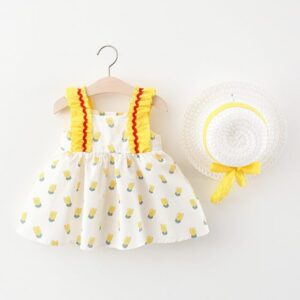 F / 24-36M Newborn Baby Girl Beach Dress JuniorHaul