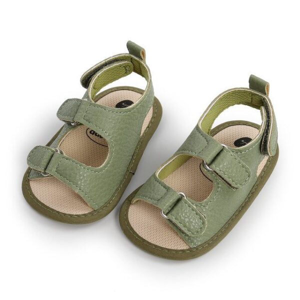 green / 0-6 Months First Walker Crib Baby Sandals JuniorHaul