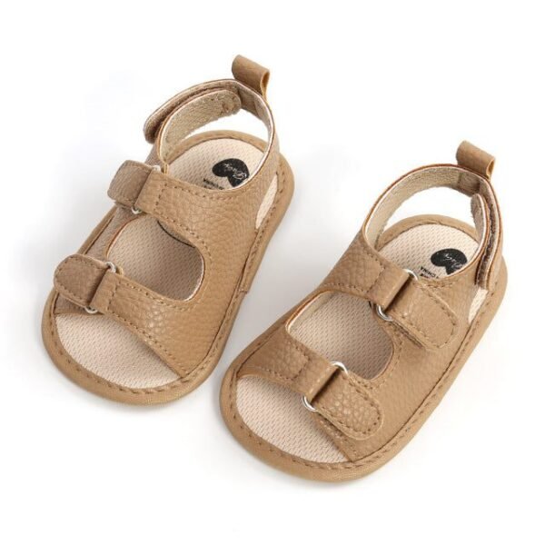 Khaki / 13-18 Months First Walker Crib Baby Sandals JuniorHaul