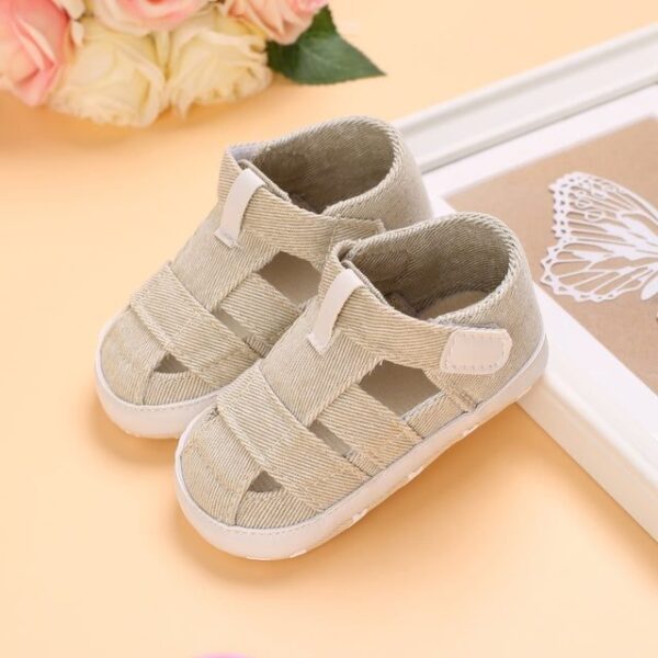 B202 Khaki / 7-12 Months Newborn Baby Boys Shoes JuniorHaul