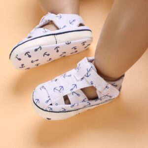 C-318 White / 7-12 Months Newborn Baby Boys Fashion Shoes JuniorHaul