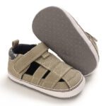 B244 Green / 0-6 Months Newborn Baby Boys Shoes JuniorHaul