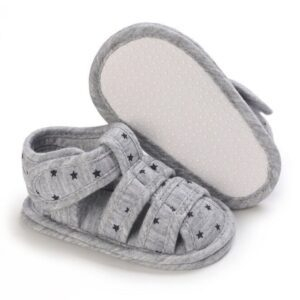D55 Grey / 0-6 Months Newborn Baby Boys Fashion Shoes JuniorHaul