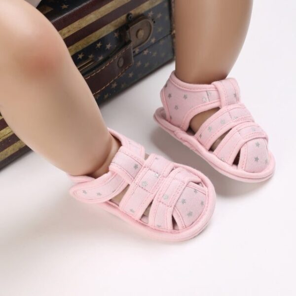 D55 Pink / 0-6 Months Newborn Baby Boys Fashion Shoes JuniorHaul